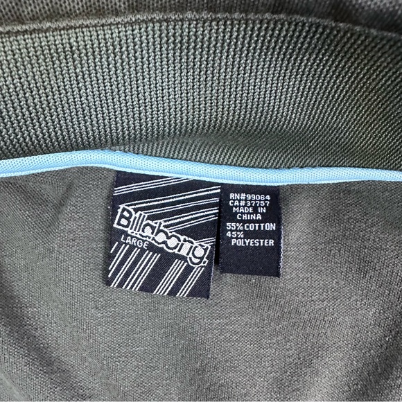 Men’s Billabong Zip Up Camo Sweater/Jacket sz M-L - Picture 6 of 7